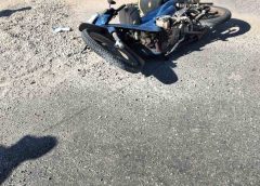 Τροχαίο με τραυματισμό μοτοσικλετιστή στη Βλαχόστρατα